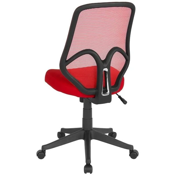Offex Contemporary High Back Red Mesh Swivel Office Chair OFX-473868-FF