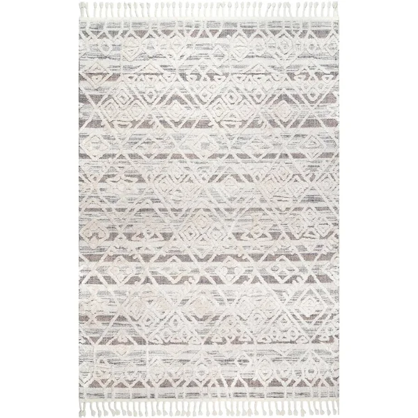 nuLOOM Deja Diamond Shag Area Rug - 7& 10x22 x 10& 10