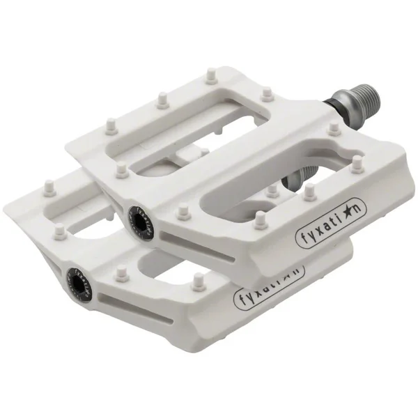 Fyxation Mesa Nylon Thin Platform Pedals - White
