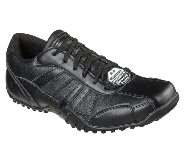 Skechers Men's Work Relaxed Fit Elston SR, Size: 11, Black