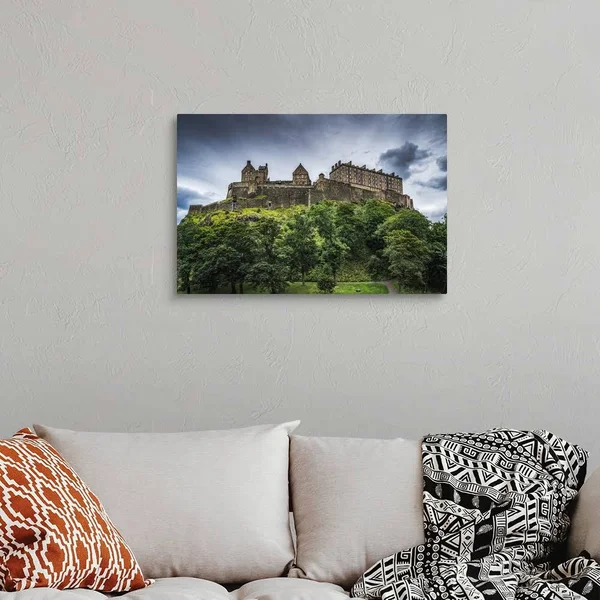 Edinburgh Castle; Edinburgh - Lothian, Scotland, Canvas Wall Art, 30x20, Great Big Canvas