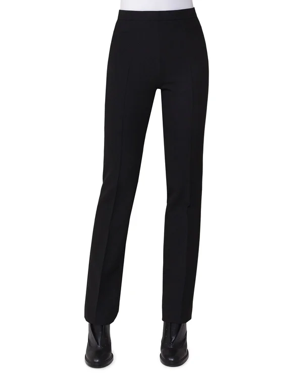 Akris Punto Women's Francoise Wool Pants - Black - Size 10