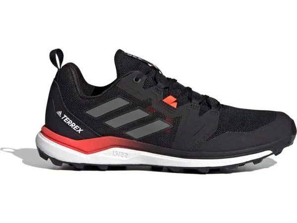 Adidas Men's Terrex Agravic Shoe - 11 - Black - Grey, Red