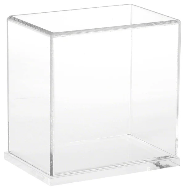 Plymor Clear Acrylic Display Case with Clear Base, 6x22 W x 4x22 D x 6x22 H