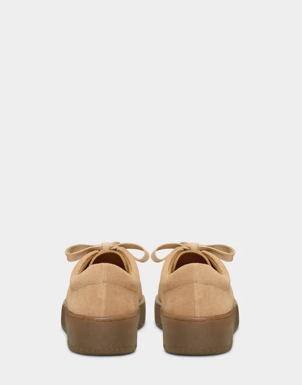Aerosoles Women's Term Paper Sneaker, Taupe Suede