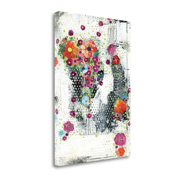 34x22 x 24x22 Floral II by Sarah Ogren Fine Art Giclee Print