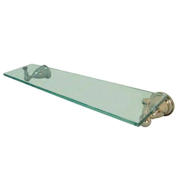Kingston Brass BA1759SN Heritage Satin Nickel Glass Shelf