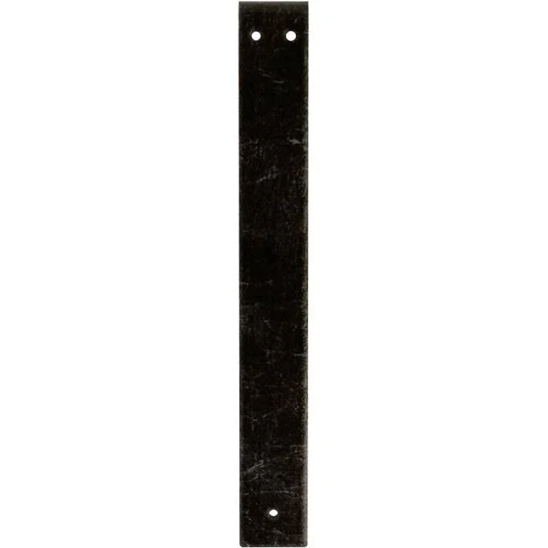Ekena Millwork BKTM02X16X16BUAWS 2x22W x 16x22D x 16x22H Bulwark Steel BRACKET - Antiqued Warm Silver