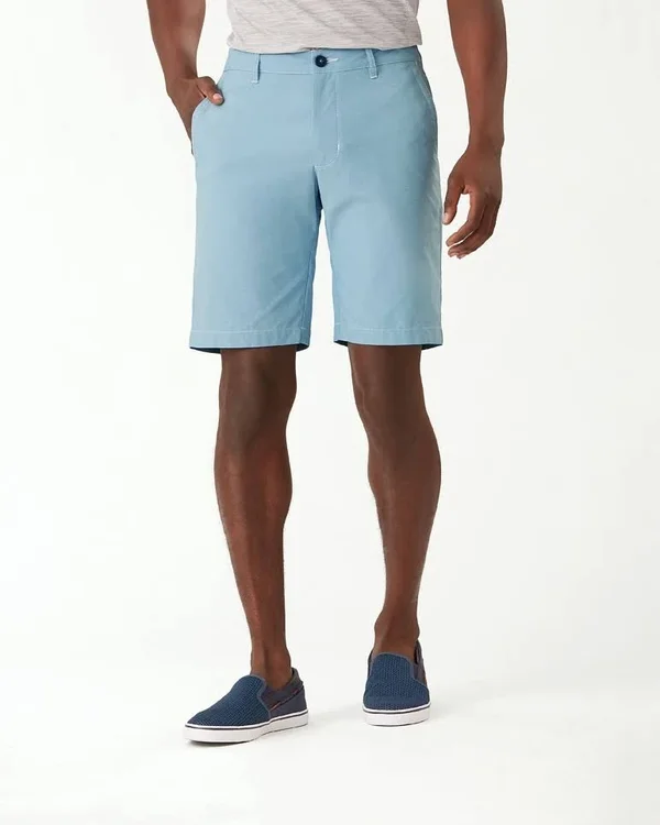 Men's Tommy Bahama Chip Shot Oxford Shorts - Size 42 - Blue