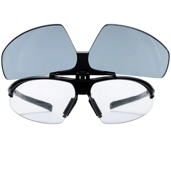 Pyramex Onix Plus - Clear Anti-Fog Bottom Lens/ Gray Flip Lens