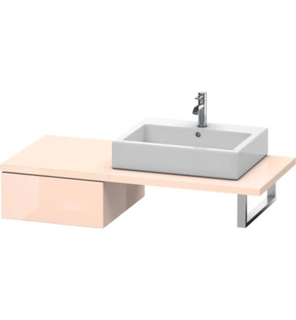 Duravit DL674607373 Delos 19 5/8x22 Wall Mount Single Bathroom Low Cabinet with One Drawer for Console - Ticino Cherry Tree (dec