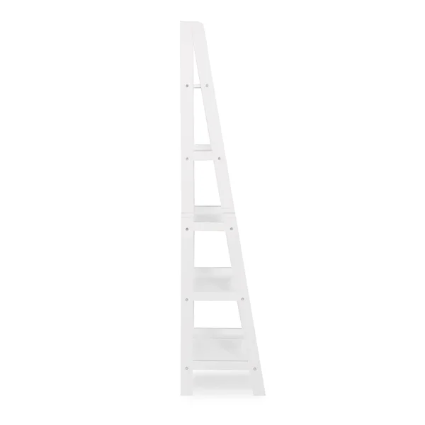 Linon Acadia Ladder Bookshelf - White