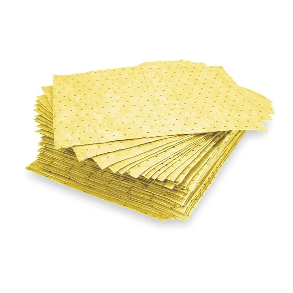 Oil-Dri L90834 Absorbent Pad - chem/hazmat, yellow, pk100