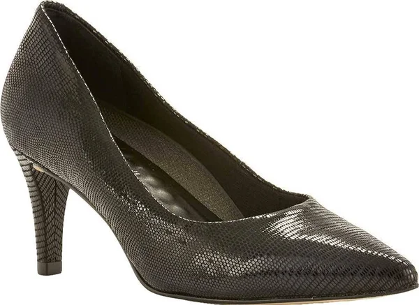Walking Cradles Women's Sophia Pump, Size: 10 N, Black Lizard