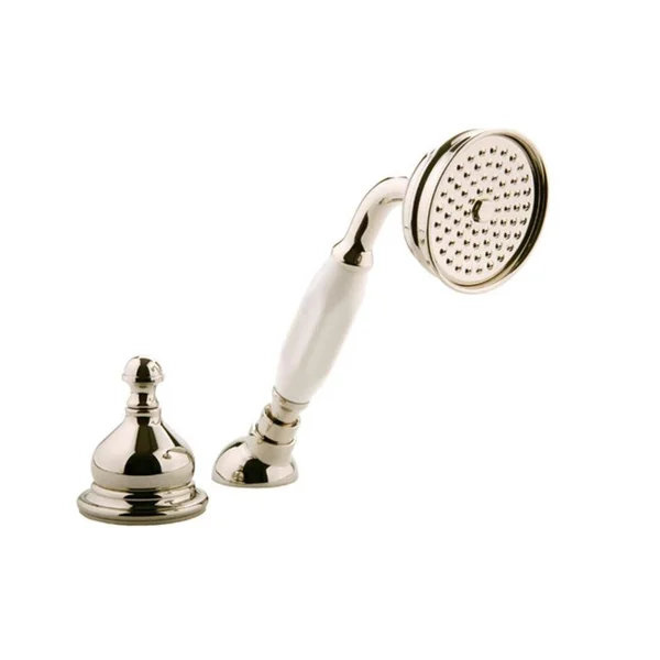 Graff G-2555-PN Canterbury Deck-Mounted Handshower & Diverter Set Polished Nickel