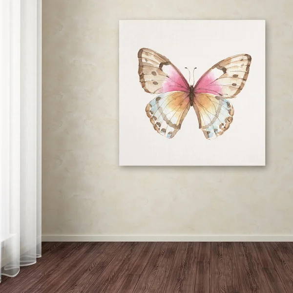 Trademark Fine Art 'Colorful Breeze XI' Canvas Art by Lisa Audit - Size: 35x35, White