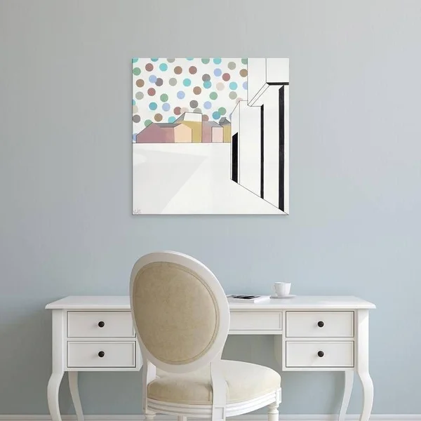 Easy Art Prints Nicolai Kubel Olesen's 'Perspektive I' Premium Canvas Art - 36 x 36 - Modern Black Frame