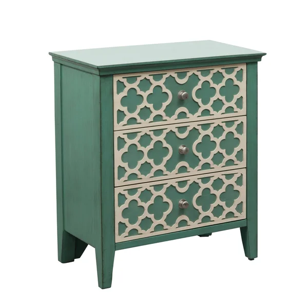 Avenue 405 209-038ACCT Sadona 27 in. Three Drawer Accent Chest in Grey - Contemporary & Modern, Bellacor