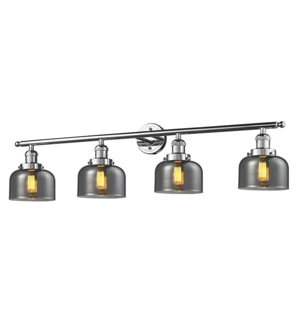 Innovations Lighting Large Bell 4 Light Bath Vanity Light 215 AB G73 (Antique Brass)