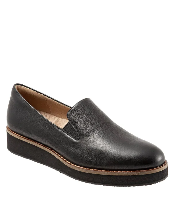 Softwalk Women's Whistle Slip On - Size: 9, Black