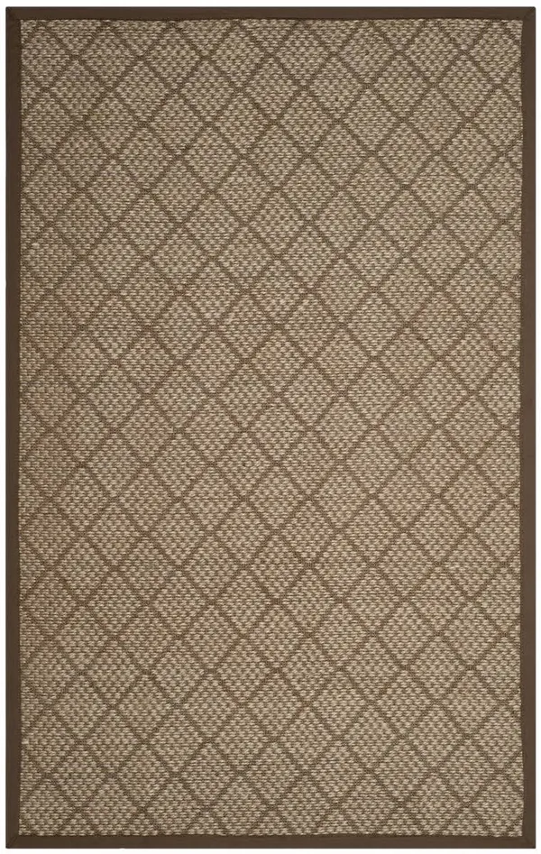 Safavieh Natural Fiber Natural & Brown 6& x 9& Rug