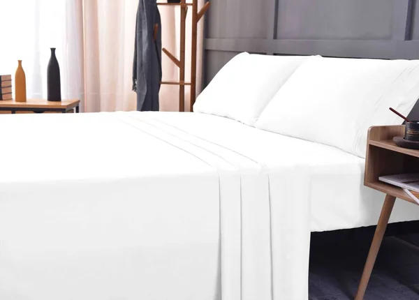 The Season Bedding Bamboo Sheet Set-Deep Pockets-Hypoallergenic-Fade, Wrinkle, Stain Resistant-1800 Thread Count – White, Twin X