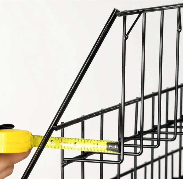 Wire Stand Has (10) 18-1/4 x 2-1/2x22 Pockets for Magazines