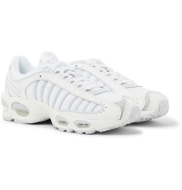 Nike, Men Air Max Tailwind IV Sneakers White 7.5