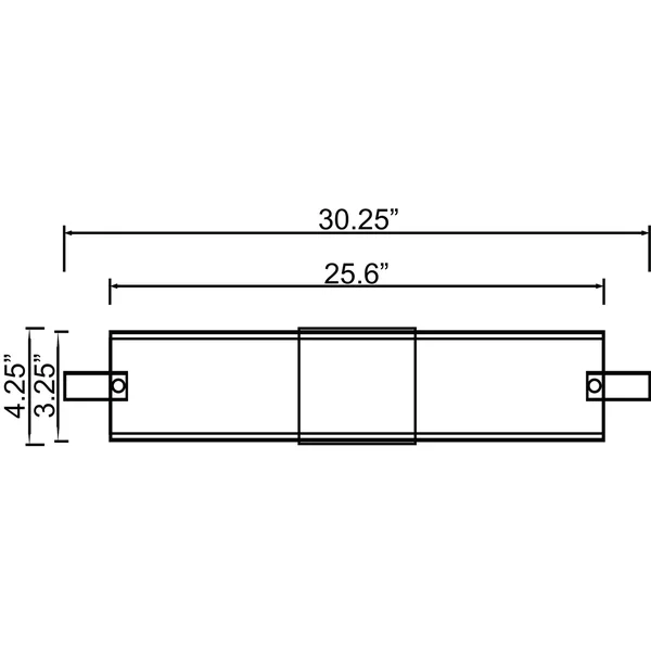 Access Vail Brushed Steel LED Vanity 31002LEDSWAD-BS/OPL