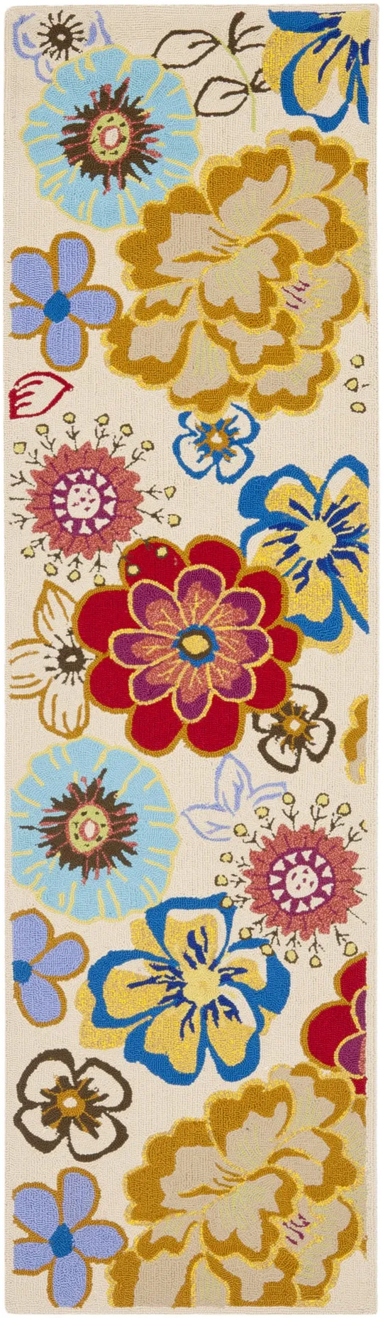 Safavieh Four Seasons FRS467B 7&6x22 x 9&6x22 Ivory - Multi Rug
