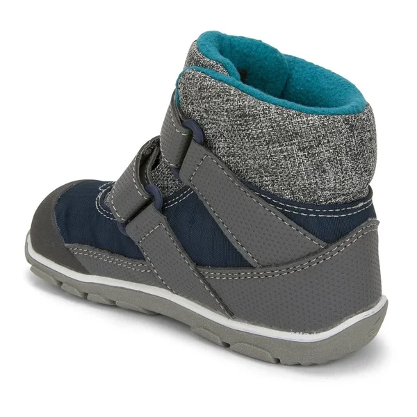 Atlas Waterproof/Insulated Boot - Navy/Grey 1