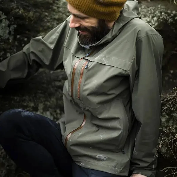 Outdoor Research Men's Prologue Storm Jacket - Medium - Fatigue