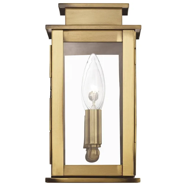 Livex Lighting Princeton Outdoor Wall Lantern Vintage Pewter 1 Light 20191-29