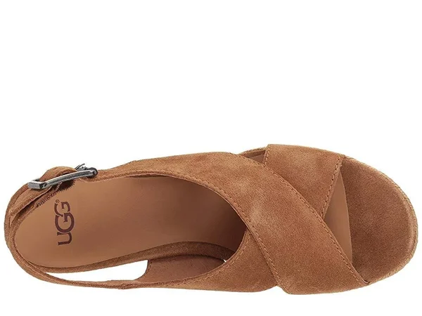 Ugg Harlow Women's Wedge Shoes Chestnut : 12 B