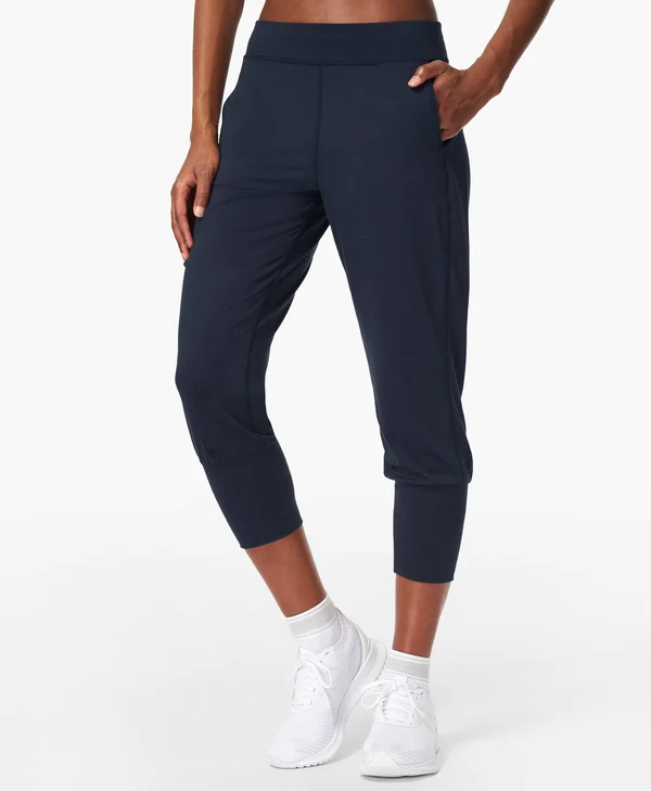 Sweaty Betty Gary Cropped Yoga Pants - Blue, Women's L