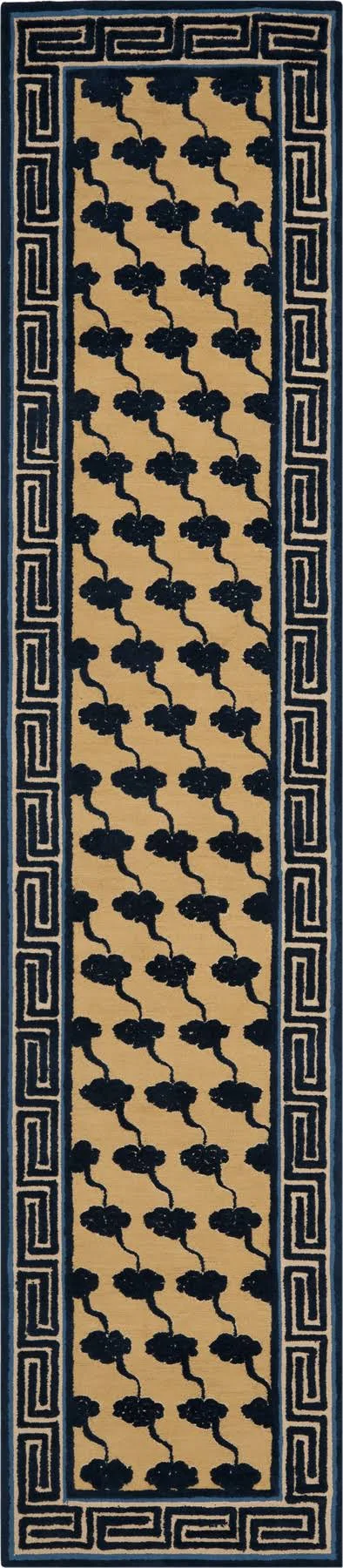 Safavieh Newport NPT428A 3&9x22 x 5&9x22 Beige, Blue Area Rug