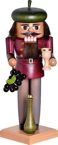 Nutcracker - Vintner (27cm/10.6 inch) by KWO - Nutcrackers Germany - German Erzgebirge Craftsmanship