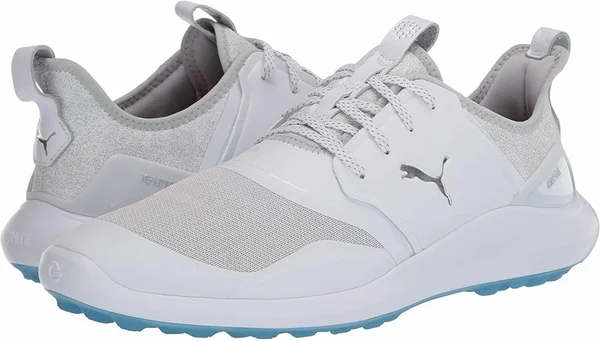 Puma Ignite NXT Golf Shoes - Lace Silver/White Men's Size 12