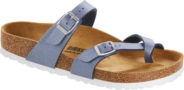 Birkenstock Women's Mayari Sandal - 40 - Icy Metallic Azure Blue, Birko-Flor