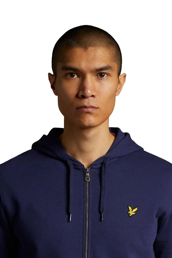 Lyle & Scott Vintage Zip Through Hoodie Navy Size: Size 3XL