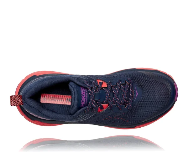 Hoka Women's Challenger ATR 6 Black Iris/Hot Coral - 12