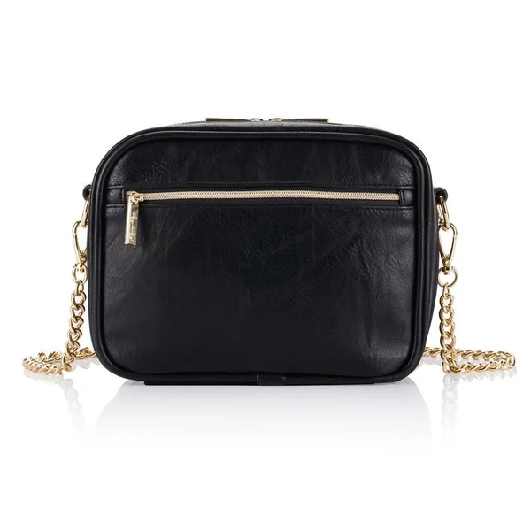Itzy Ritzy Kelly Double Take Crossbody Diaper Bag in Black - Each