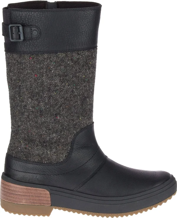 Merrell Haven Tall Buckle Waterproof 7 Women's Black