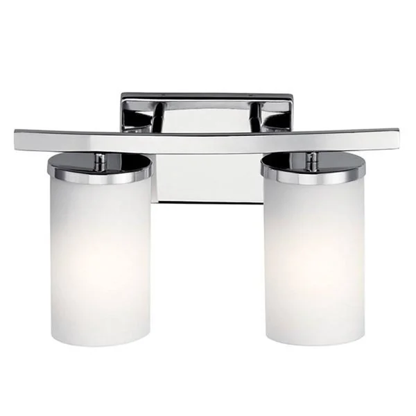 Kichler 45496CH Chrome Crosby 2 Light Bath Light