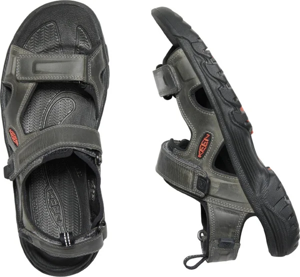 Keen Men's Targhee III Open Toe Sandal - 13 - Grey, Black