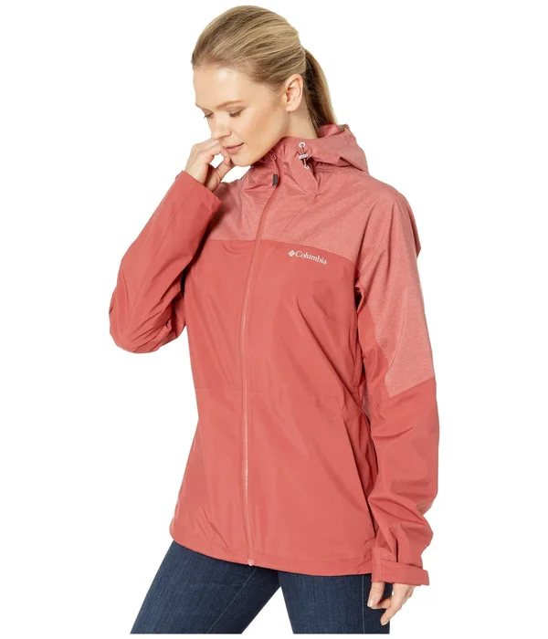 Columbia Women's Evolution Valley II Jacket - Large - Dusty Crimson/Dusty Crimson Heather