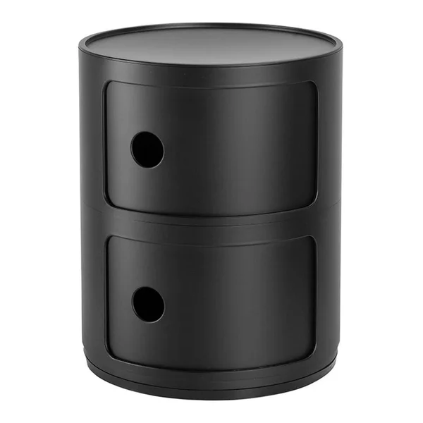 Kartell - Componibili 4986, Black Matt, 40 x 32 cm