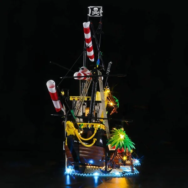 LIGHTAILING Light Set for (Ideas Pirates of Barracuda Bay Building Blocks Model - LED Light Kit Compatible with Lego 21322(NOT I