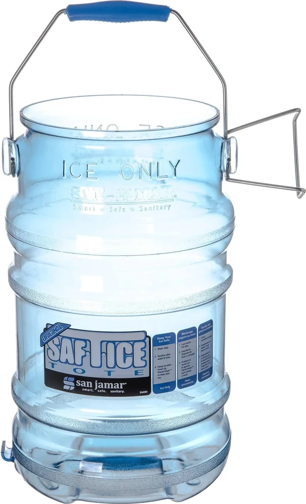 San Jamar SI6000 Saf-T-Ice 6-Gal Tote
