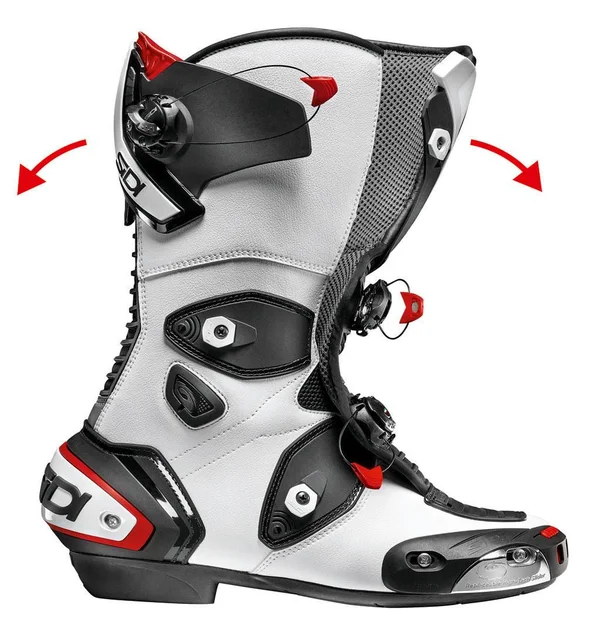 Sidi Mag-1 Air Motorcycle Boots (White/Black)